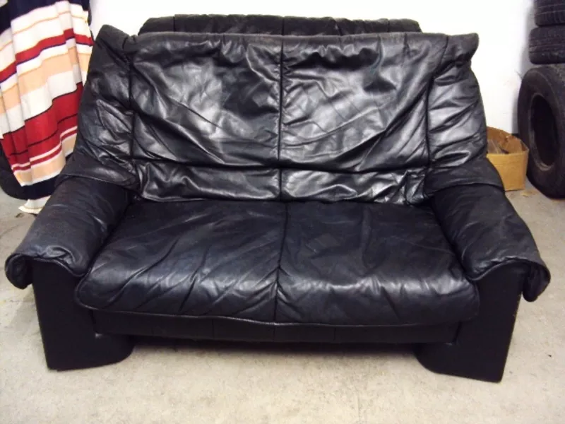 Кожаный диван,  мягкий уголок б/у из Германии в наличии или под заказ. 2
