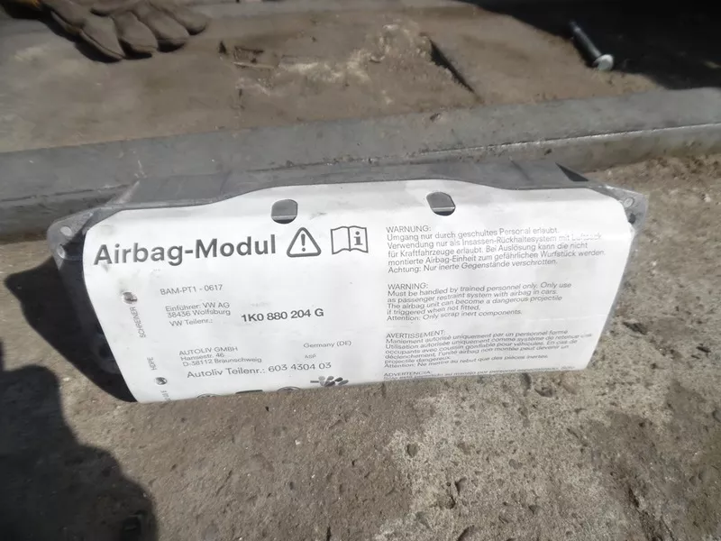Подушка безопасности пассажира Skoda Octavia A-5 108580 Октавиа