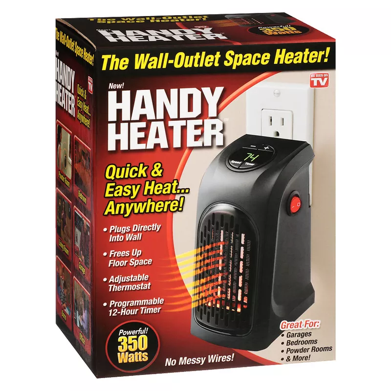 Компактный обогреватель Handy Heater 350W для дома и офиса 2