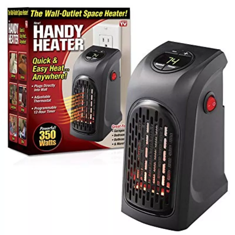 Компактный обогреватель Handy Heater 350W для дома и офиса 4