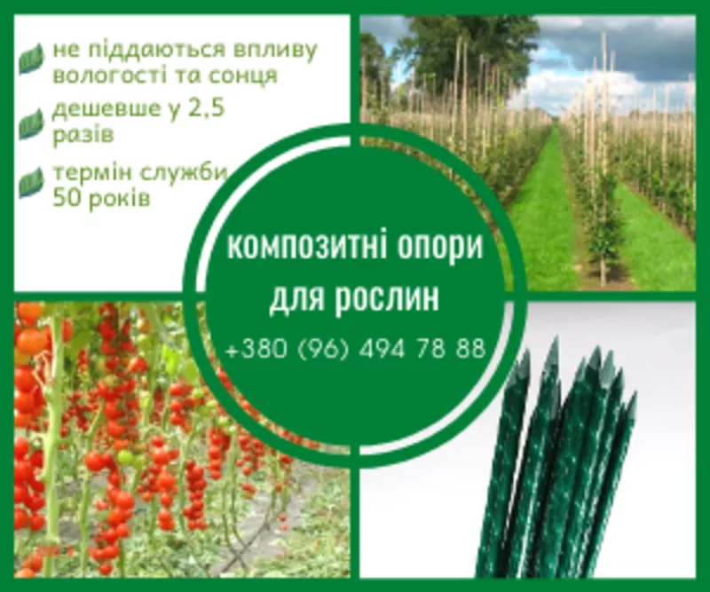 Производитель опор для цветов и растений - POLYARM.  2